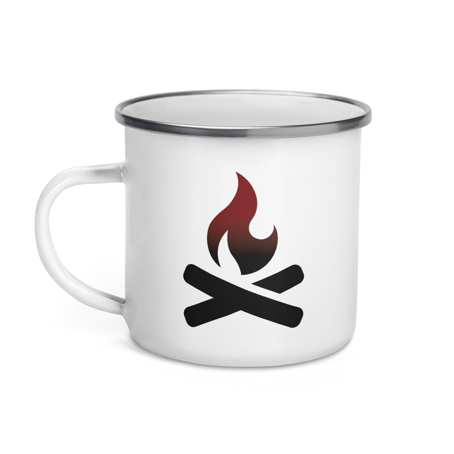 Base X Outdoors Camp Fire Enamel Mug