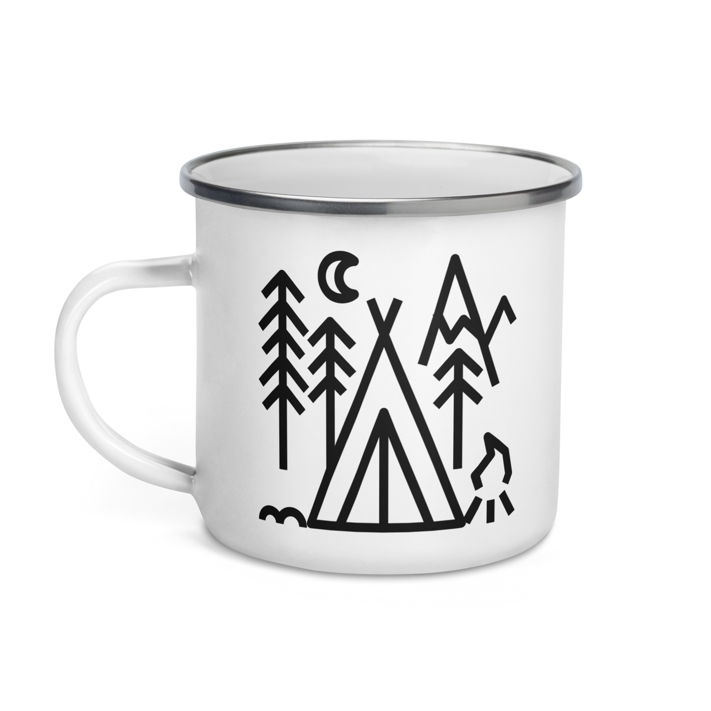 Base X Outdoors Camp Enamel Mug
