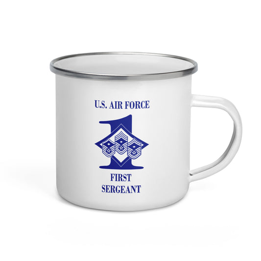 The First Sergeant Classic Enamel Camping Mug