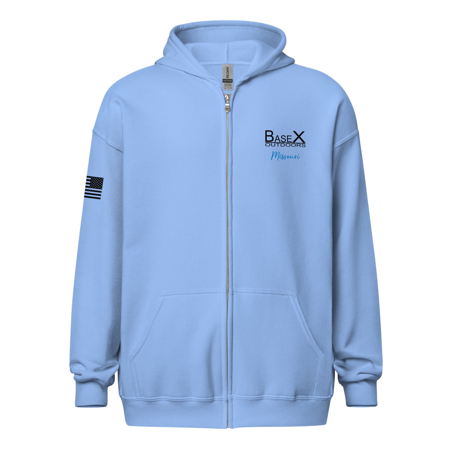 Base X Outdoors Missouri Eastern Bluebird Zip Hoodie