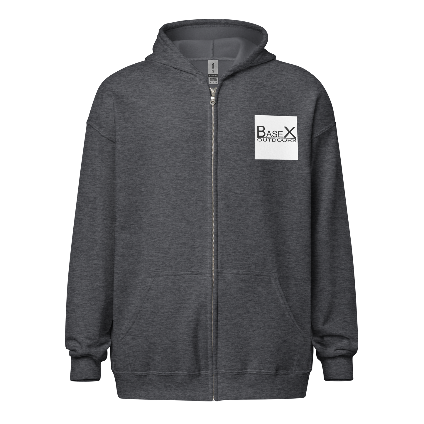 Base X Outdoors Square Zip Hoodie
