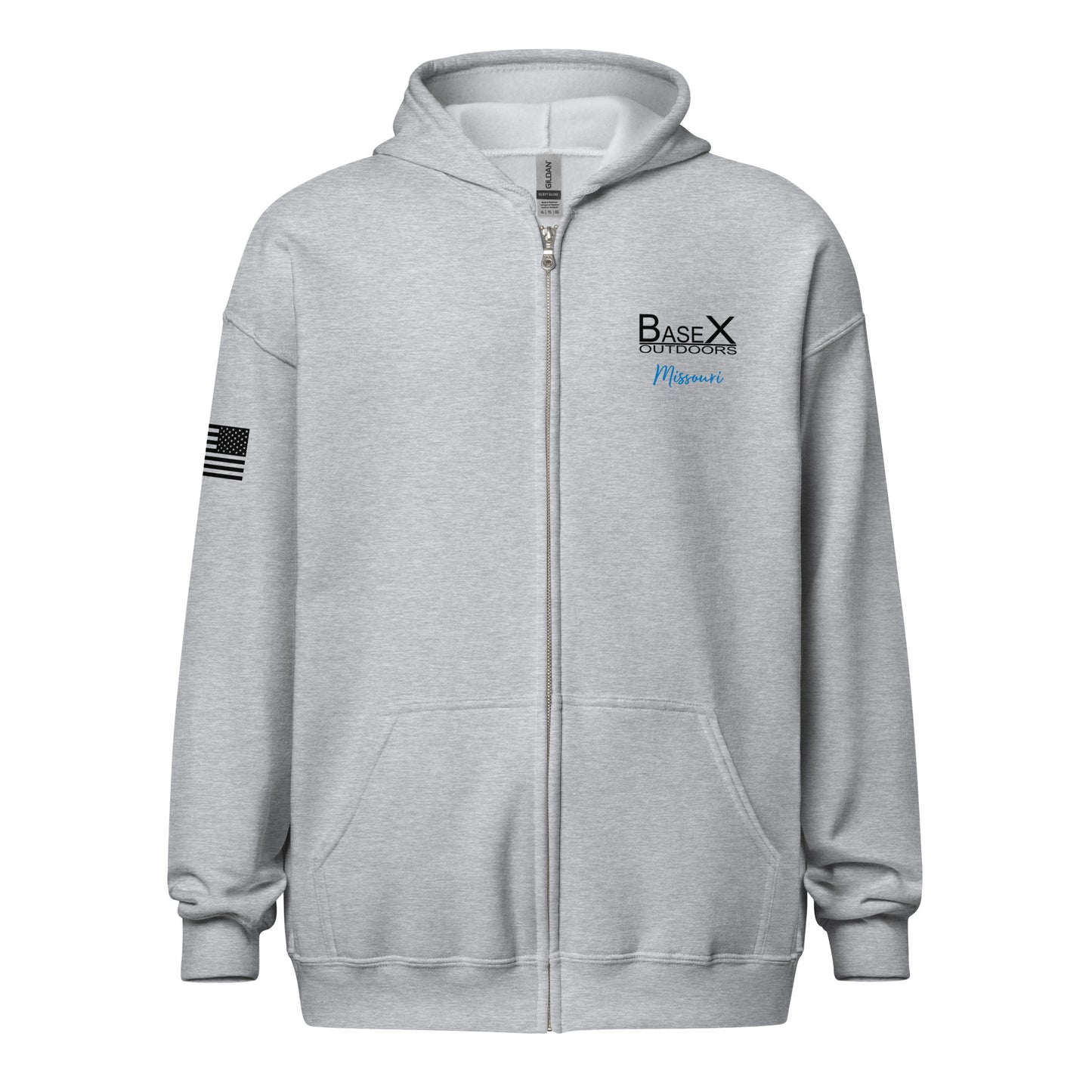Base X Outdoors Missouri Eastern Bluebird Zip Hoodie