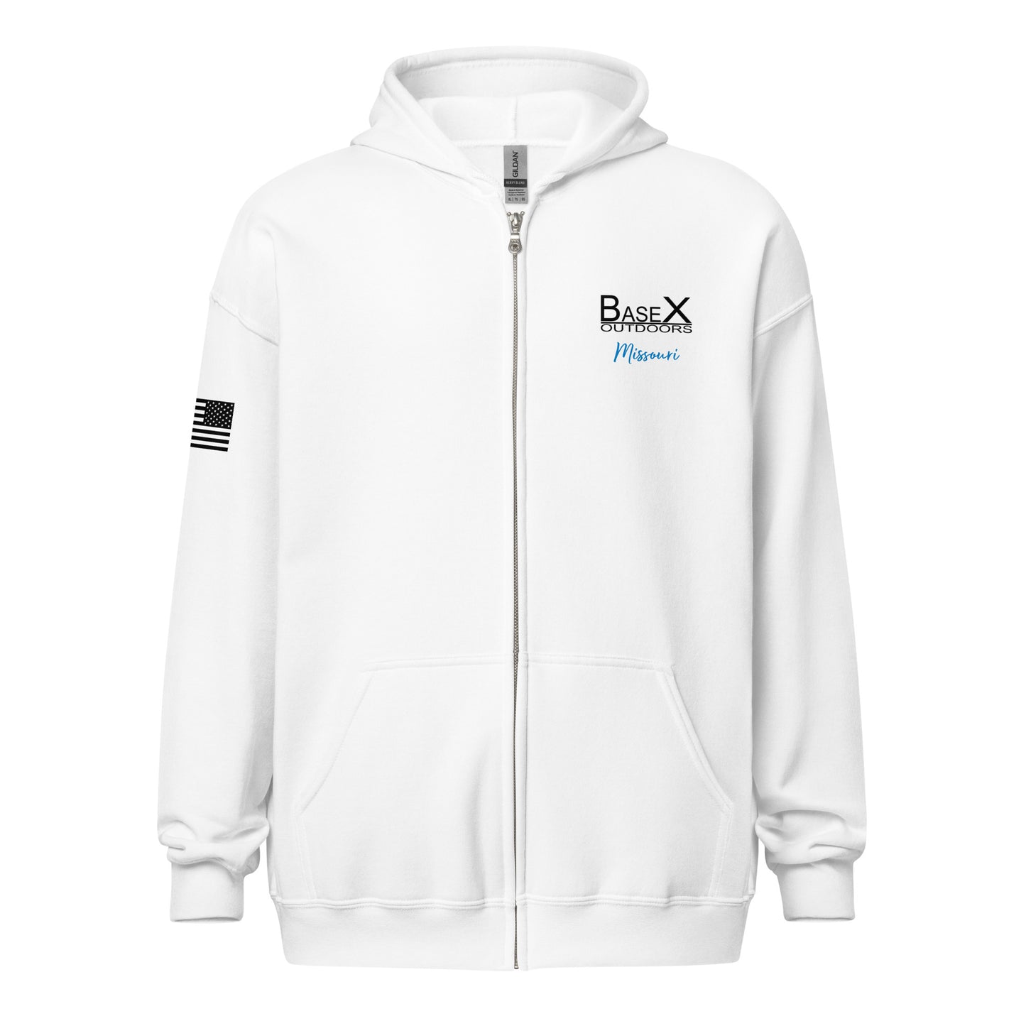 Base X Outdoors Missouri Eastern Bluebird Zip Hoodie