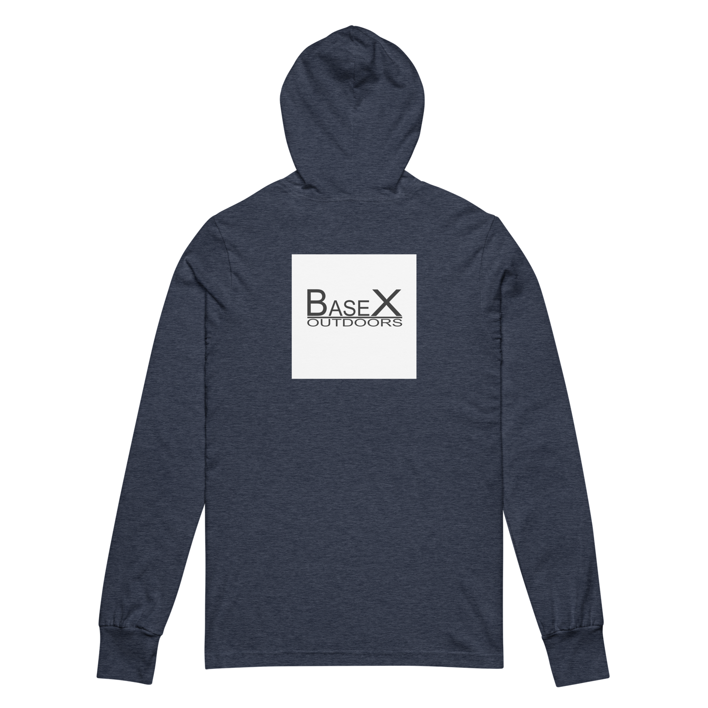 Base X Outdoors Square Hooded Long-sleeve Tee