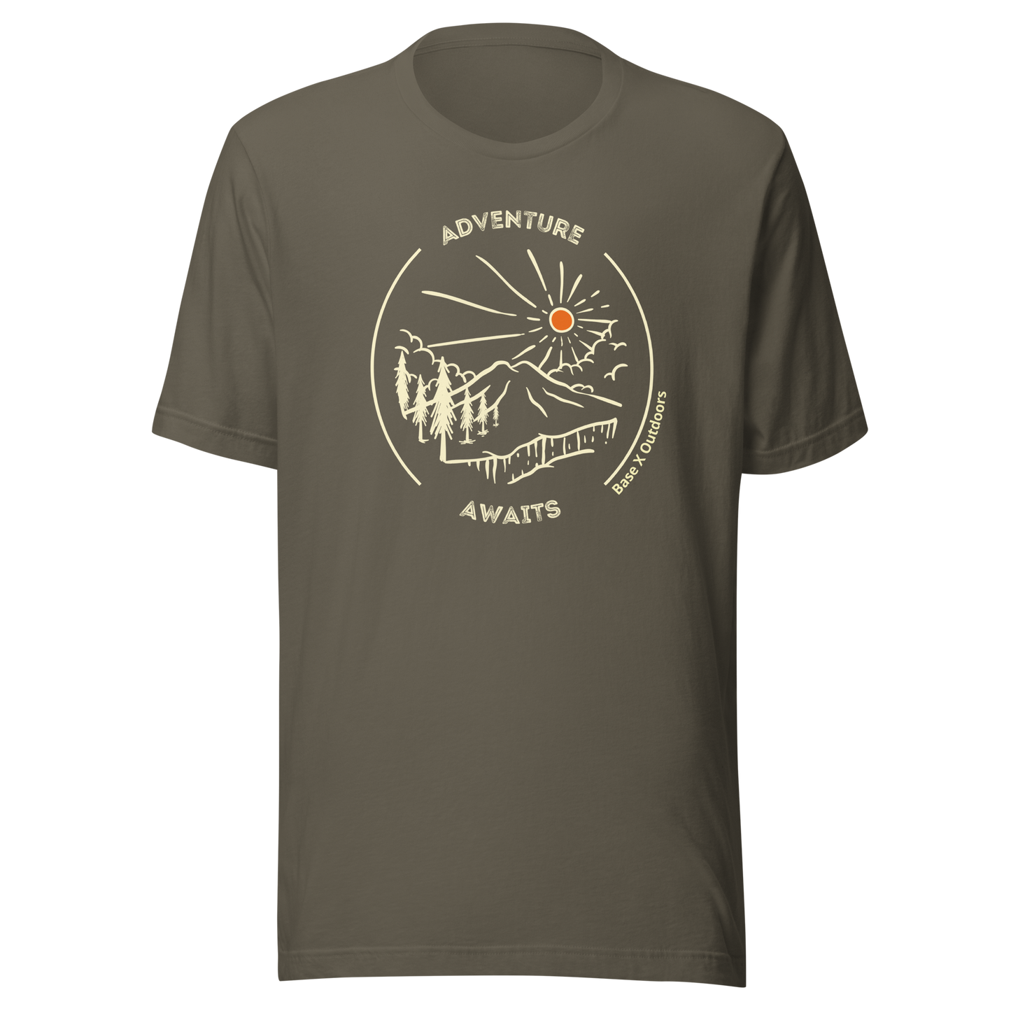Base X Outdoors Adventure Awaits T-Shirt