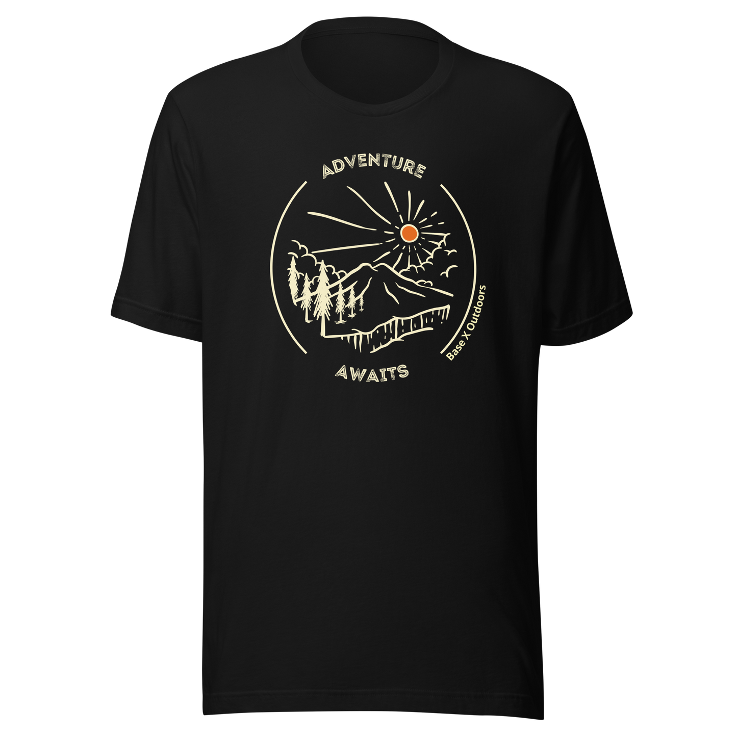 Base X Outdoors Adventure Awaits T-Shirt