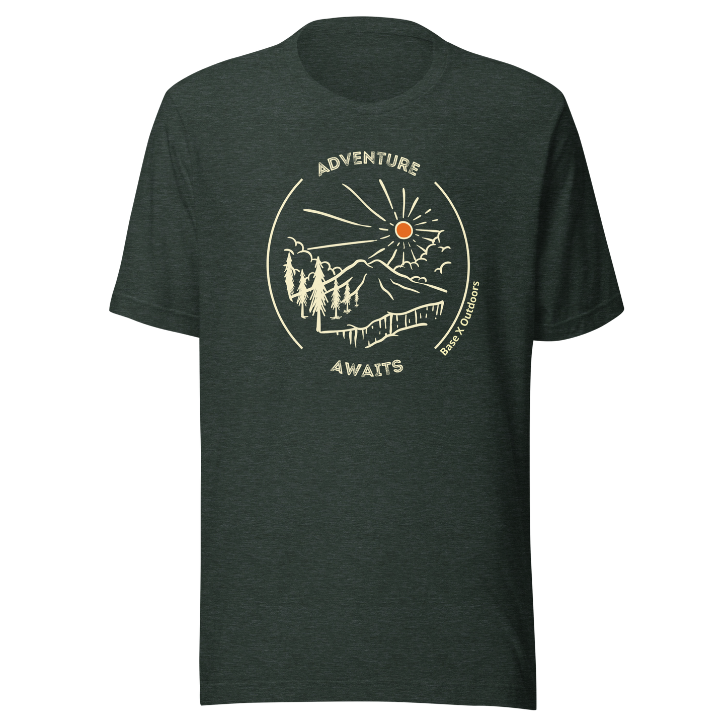 Base X Outdoors Adventure Awaits T-Shirt