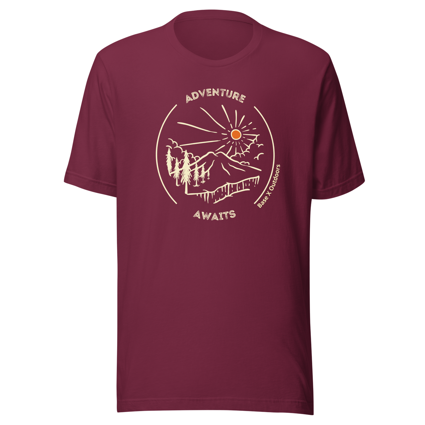 Base X Outdoors Adventure Awaits T-Shirt
