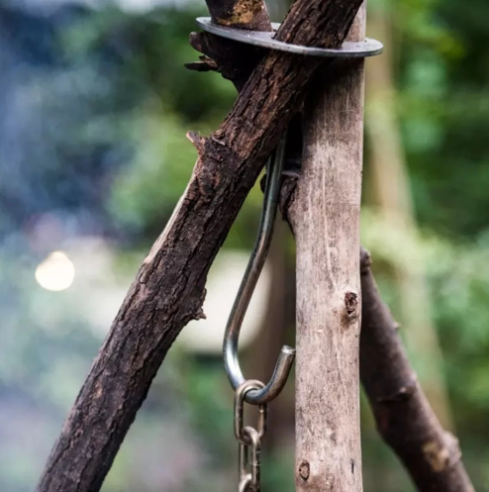 Stainless Steel Tripod Hanging Rack