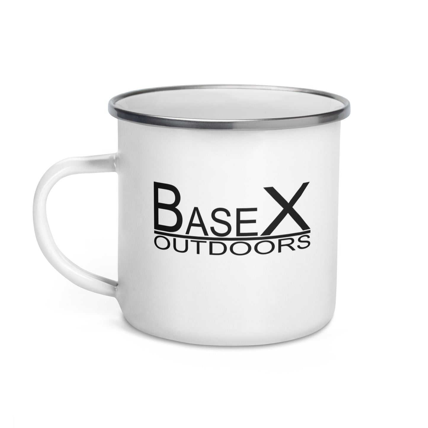 Base X Outdoors Enamel Mug