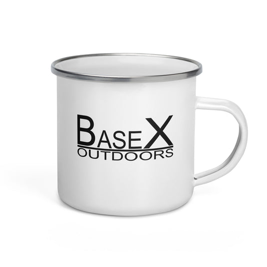 Base X Outdoors Enamel Mug