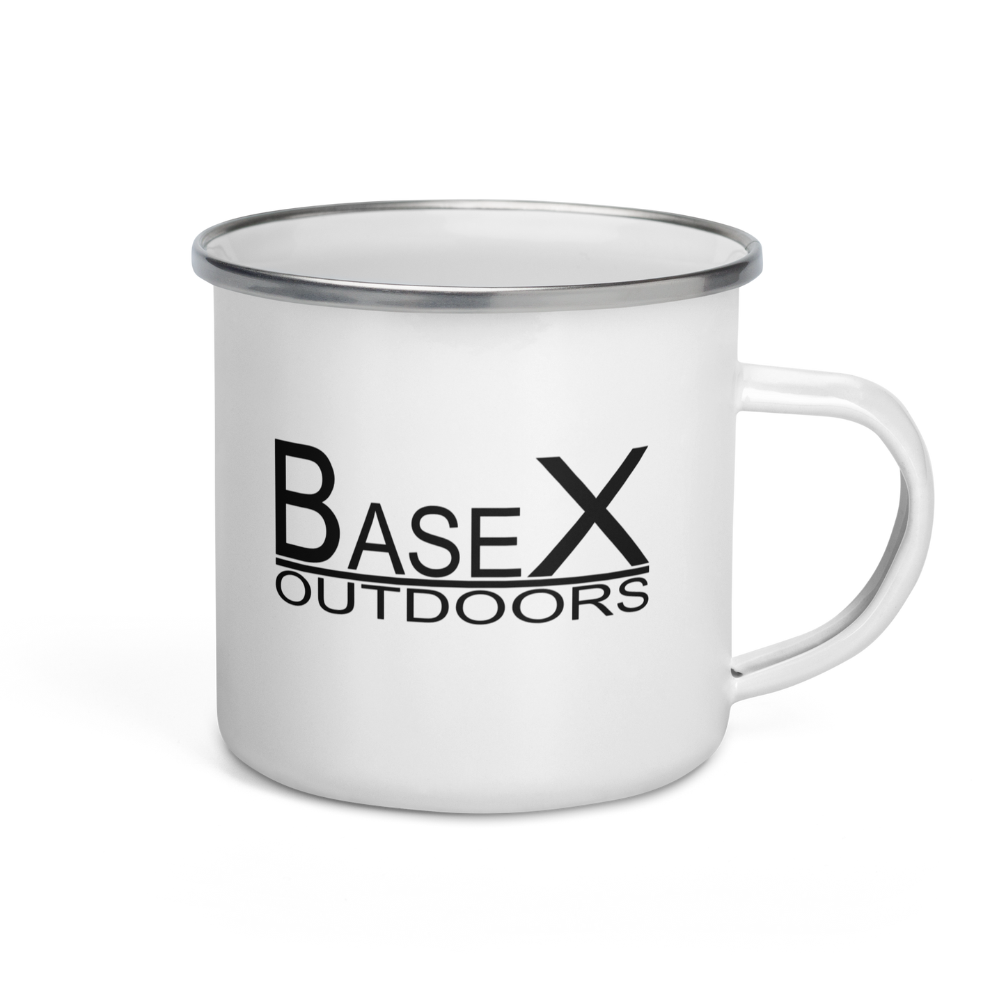 Base X Outdoors Red Fir Tree Enamel Mug