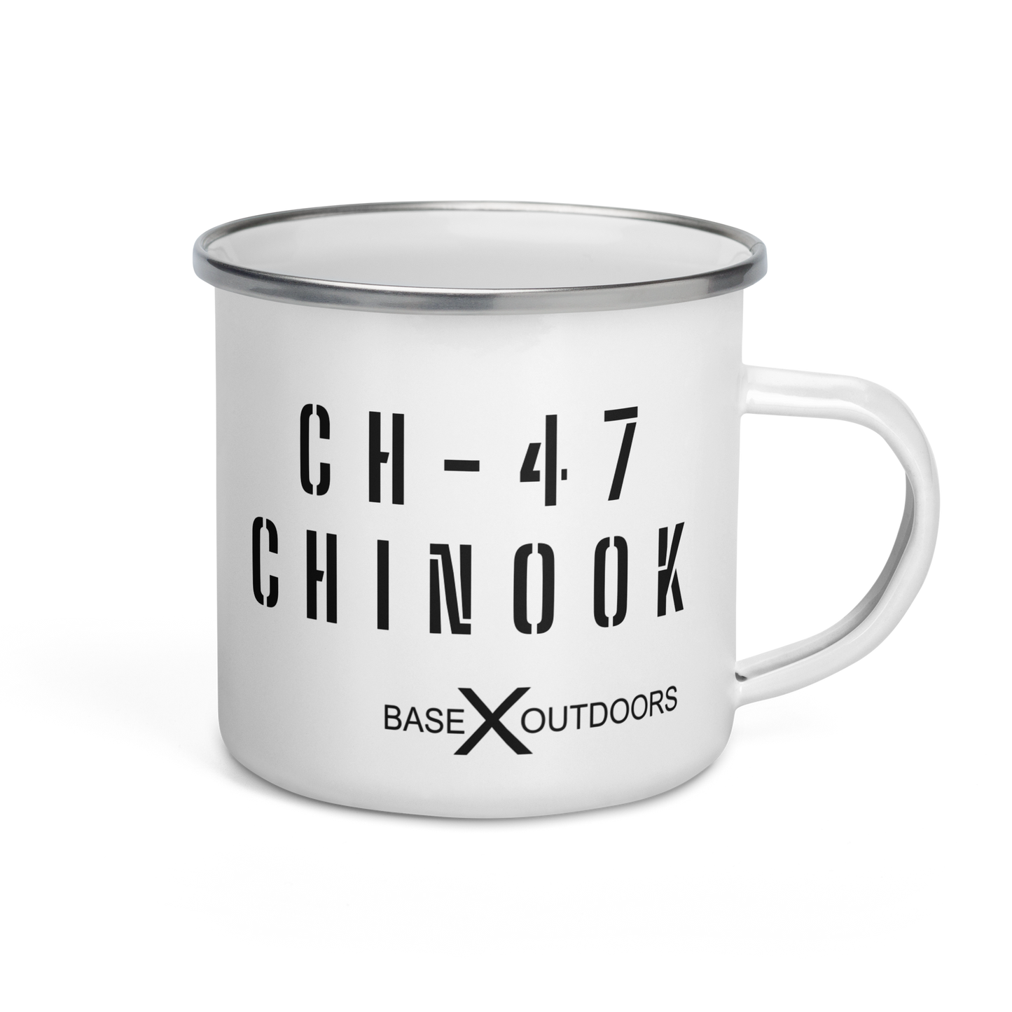 Base X Outdoors Chinook Enamel Mug