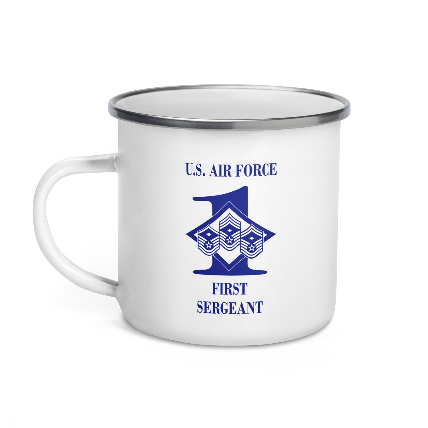 The First Sergeant Classic Enamel Camping Mug