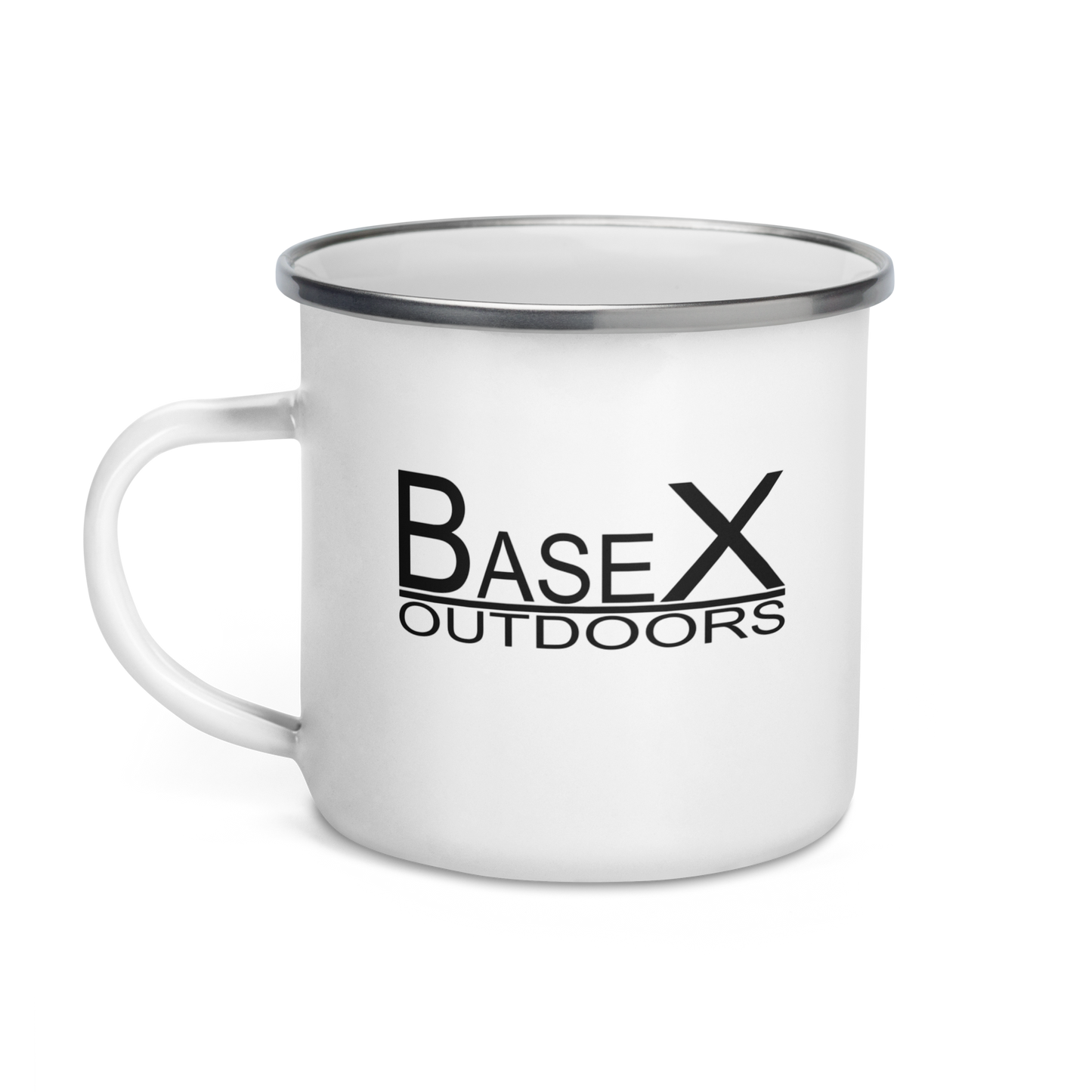 Base X Outdoors Enamel Mug