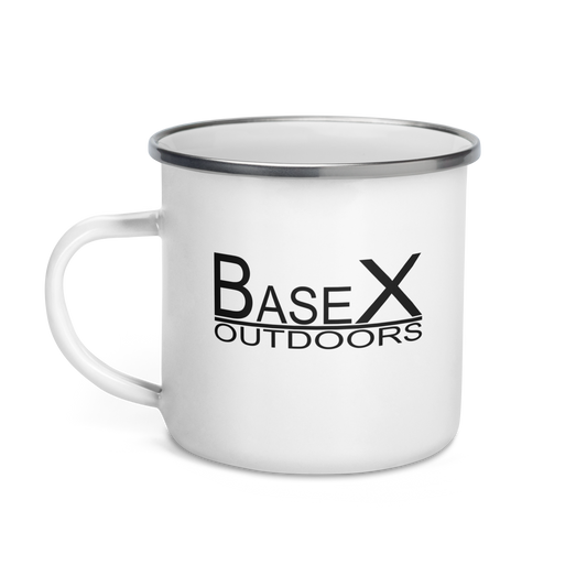 Base X Outdoors Enamel Mug