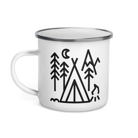 Base X Outdoors Camp Enamel Mug