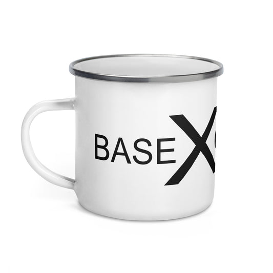 Base X Outdoors Enamel Mug