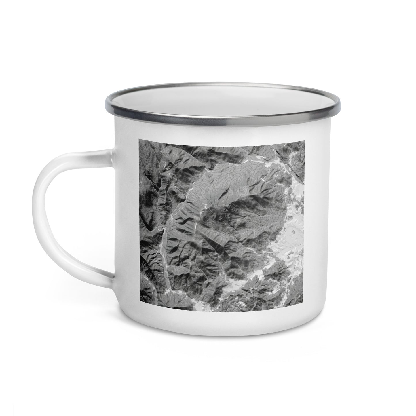 Base X Outdoors Old Rag Mountain VA Enamel Mug