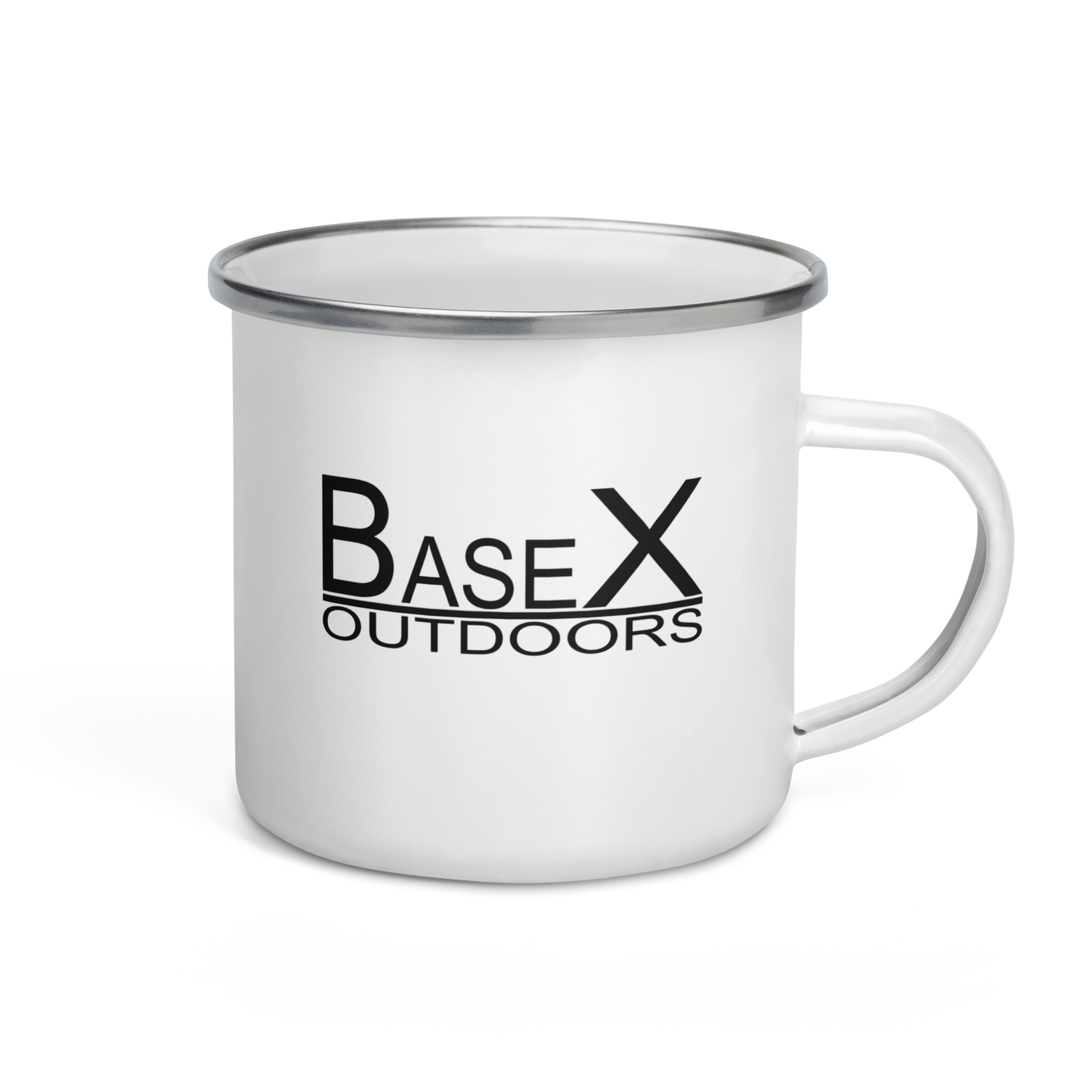 Base X Outdoors Enamel Mug