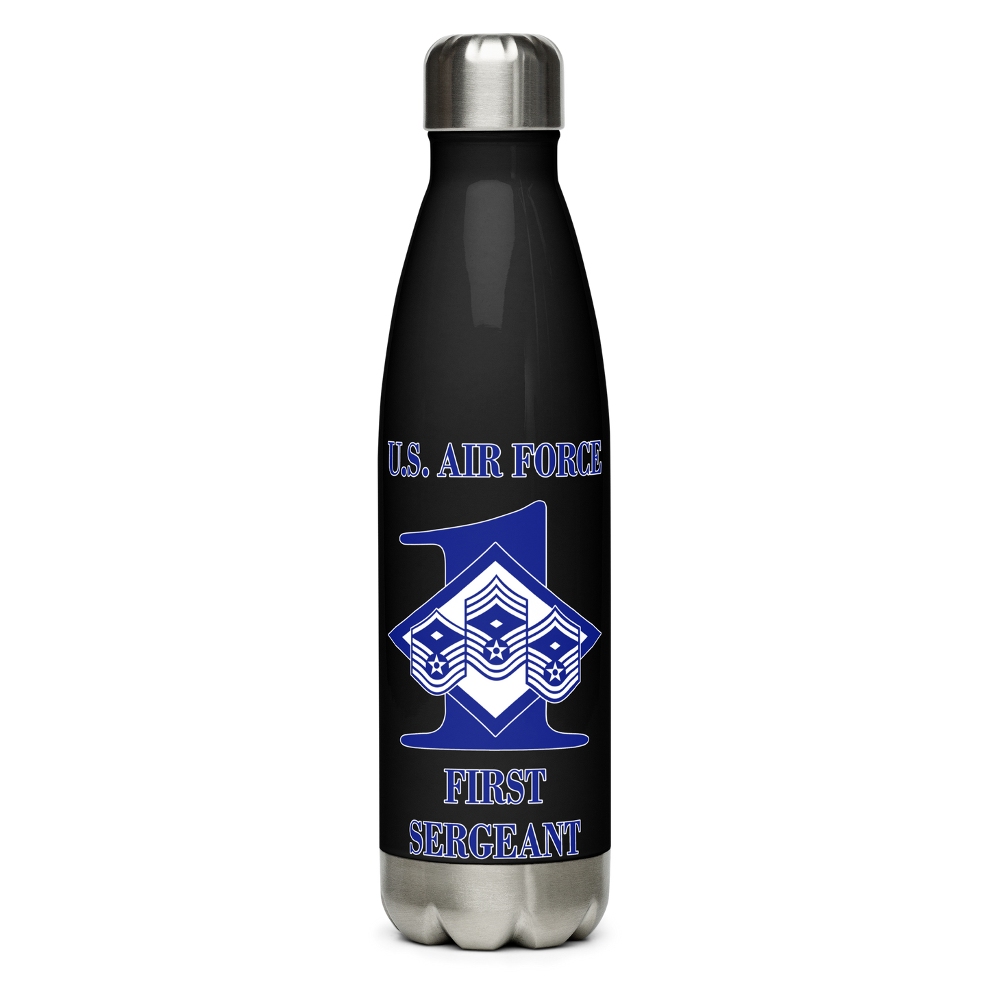 The First Sergeant Classic Stainless Steel Water Bottle