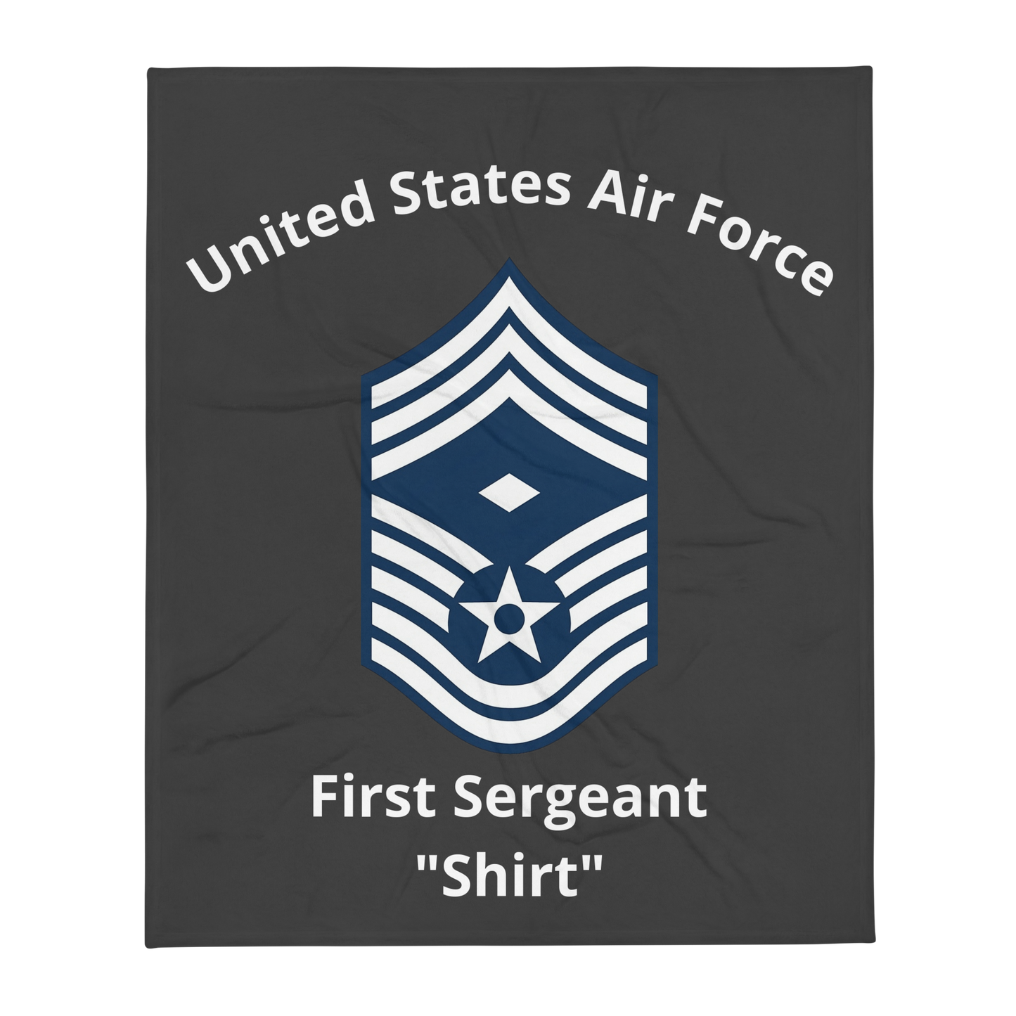 The First Sergeant Chief Master Sergeant Throw Blanket