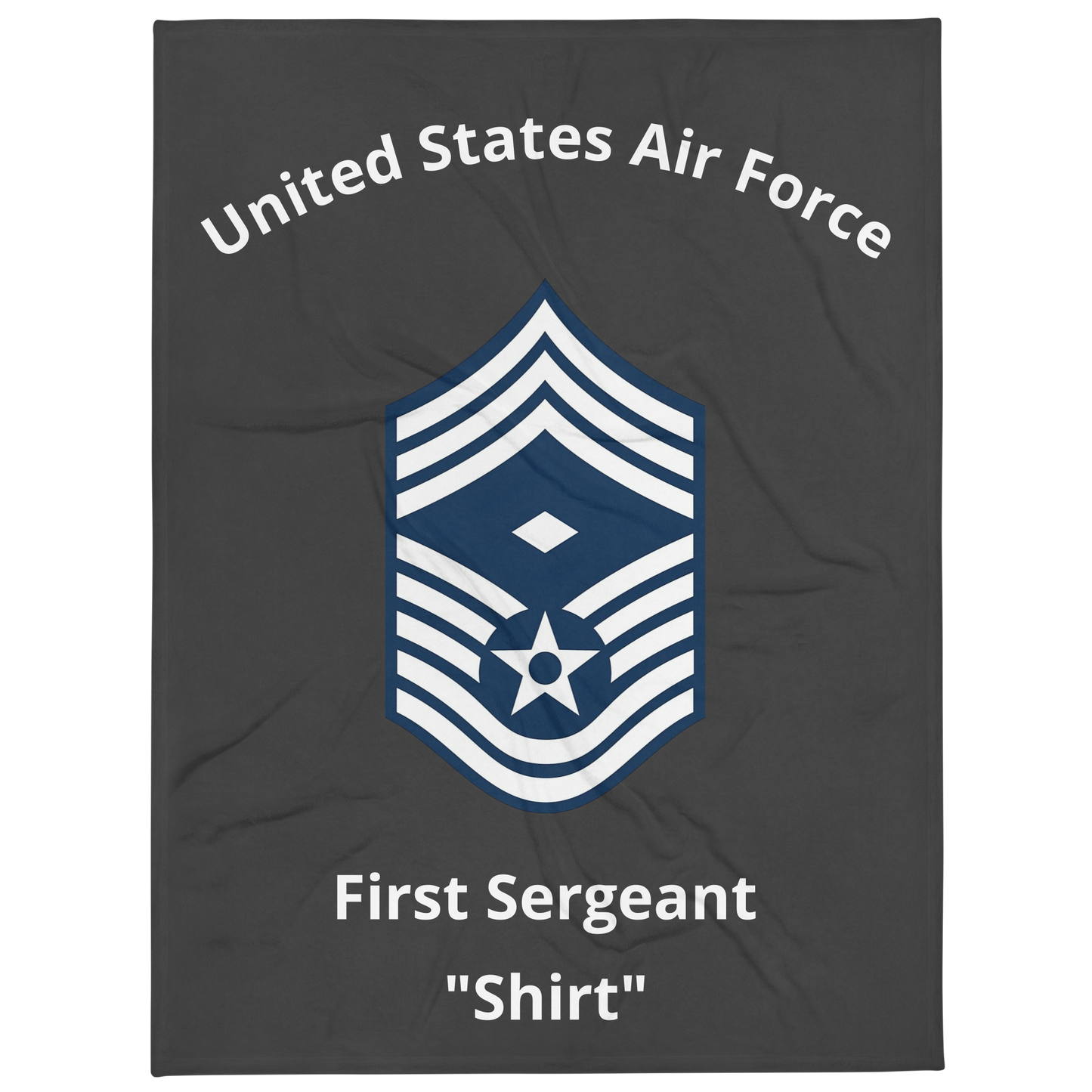 The First Sergeant Chief Master Sergeant Throw Blanket