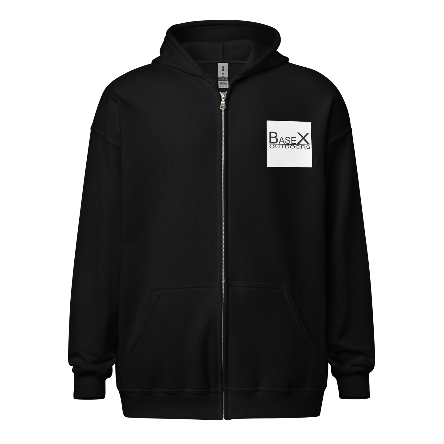 Base X Outdoors Square Zip Hoodie