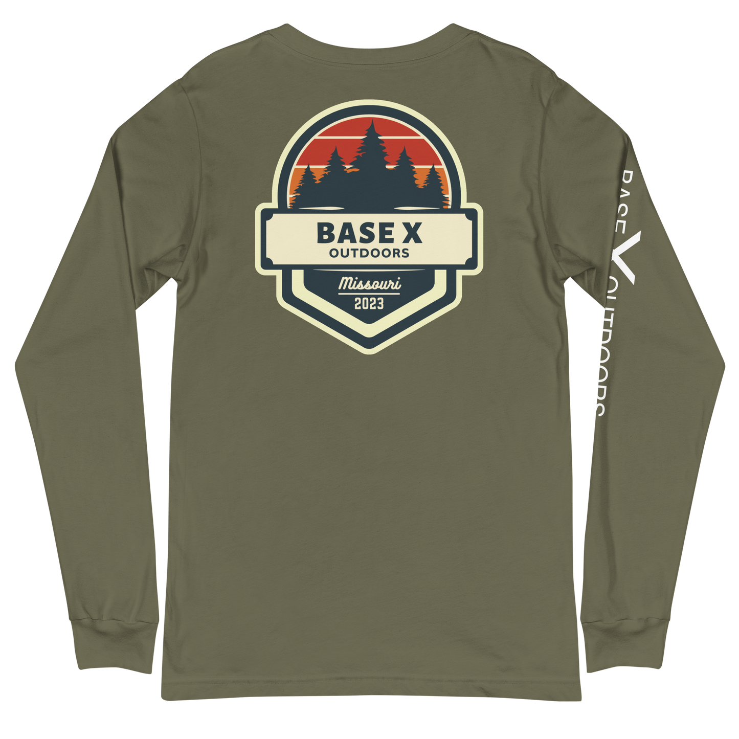 Base X Outdoors Long Sleeve Missouri Camp Tee