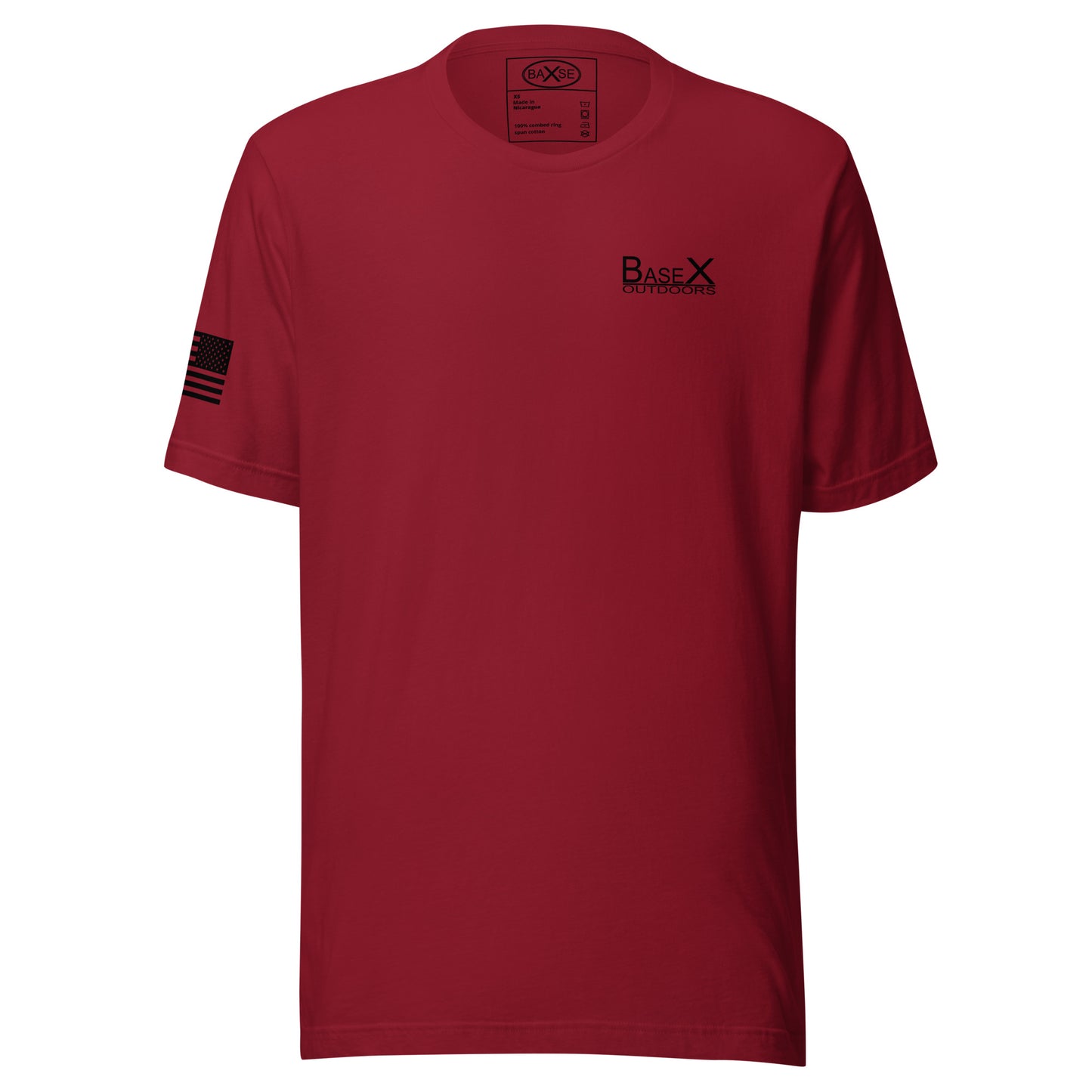 Base X Outdoors Old Rag Mountain VA Topographic T-Shirt