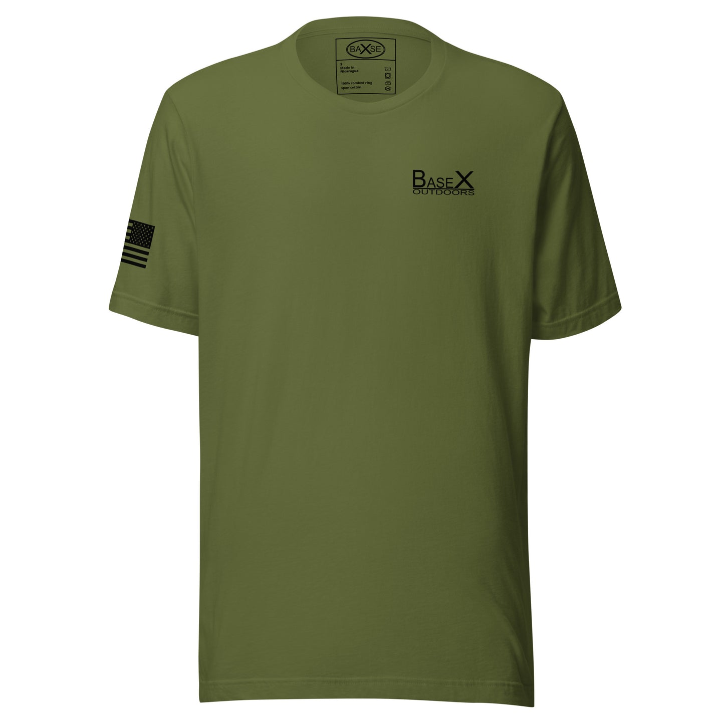 Base X Outdoors Old Rag Mountain VA Topographic T-Shirt